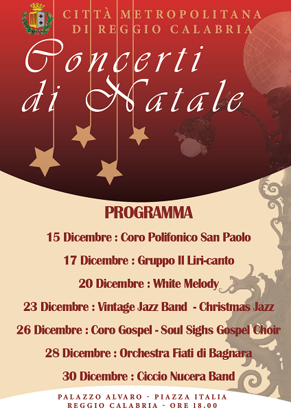 concerti di natale reggio calabria