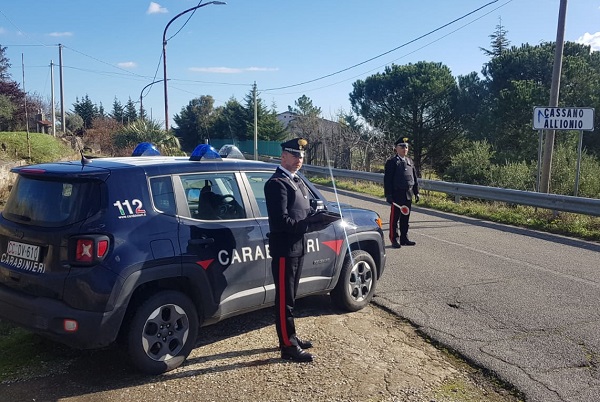 carabinieri cassano allo ionio