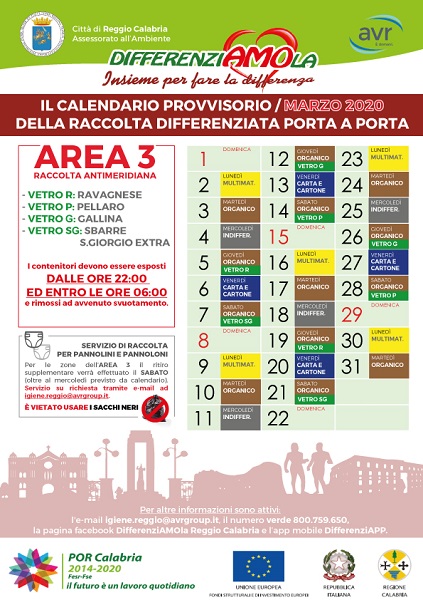 avr area 3 - marzo 2020