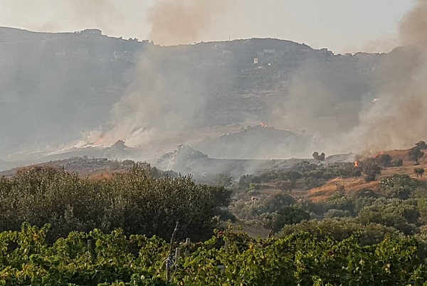 incendio motta san giovanni