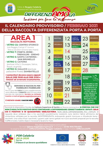 avr area 1 - febbraio 2021