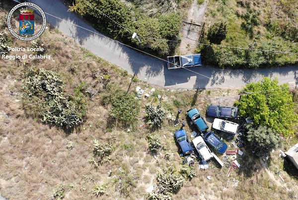 sequestro polizia locale reggio