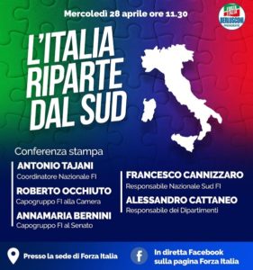 conferenza l'italia riparte dal sud - cannizzaro