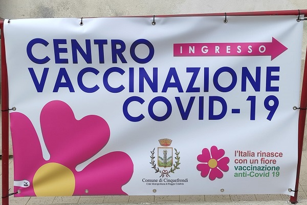 centro vaccinale cinquefrondi