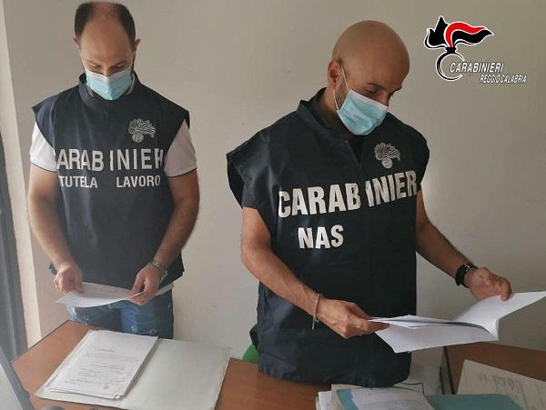 carabinieri nas - reggio calabria