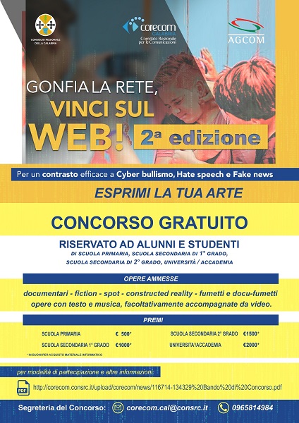 concorso “GONFIA LA RETE, VINCI SUL WEB”