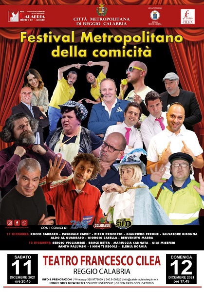 festival comicità - teatro cilea reggio