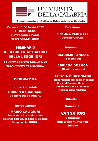 evento unical 11 febbraio 2022