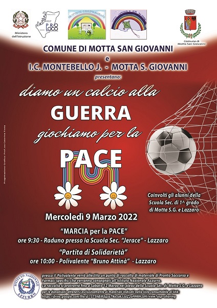 un calcio alla guerra - motta san giovanni