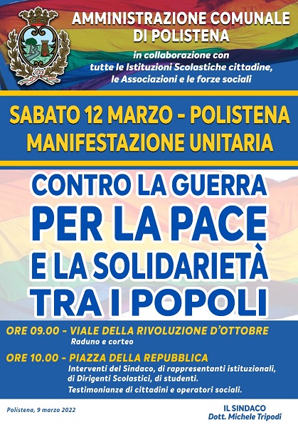 manifestazione pace - polistena