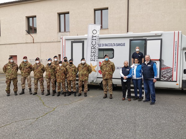 donazione sangue - esercito catanzaro