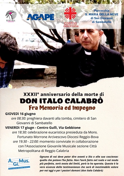 32° anniversario Don Italo Calabrò