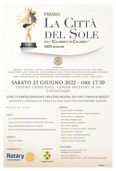 premio “La Città del Sole”