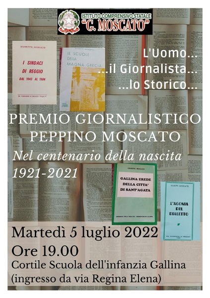 concorso giornalistico Peppino Moscato