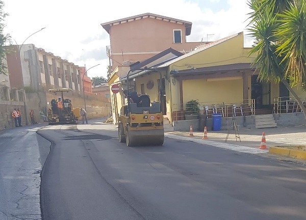 lavori strada campo calabro