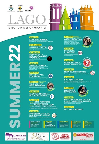 eventi estate 2022 - lago