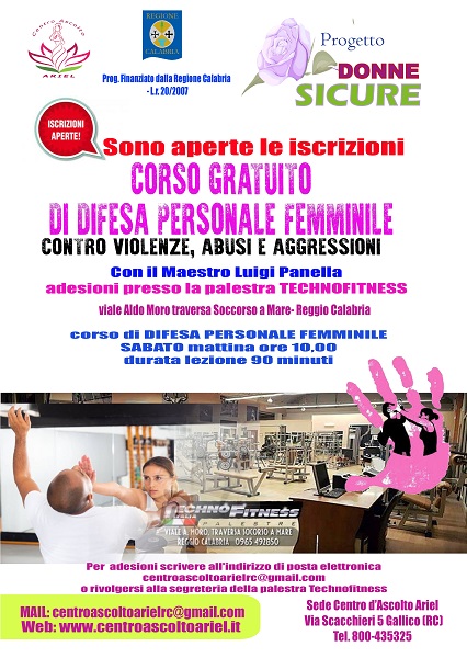 corso autodifesa femminile - ariel