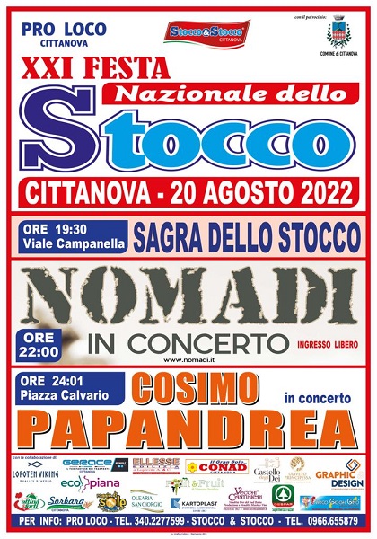 festa nazionale dello stocco - cittanova