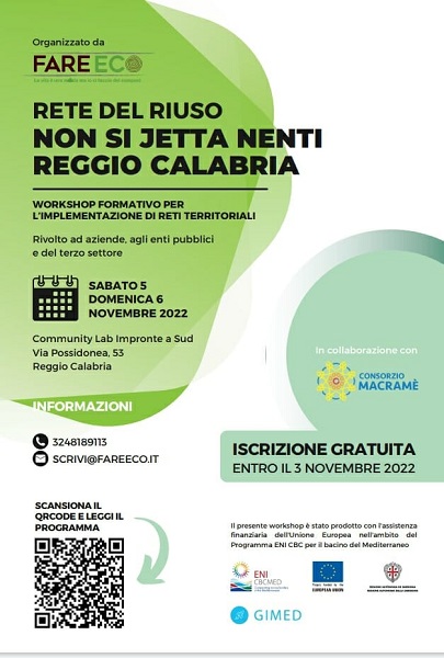 workshop formativo macramè Reggio Calabria