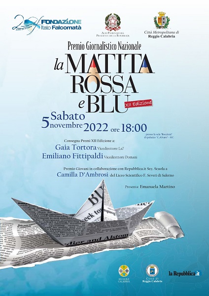 premio giornalistico nazionale "La matita rossa e blu" - Fondazione Italo Falcomatà