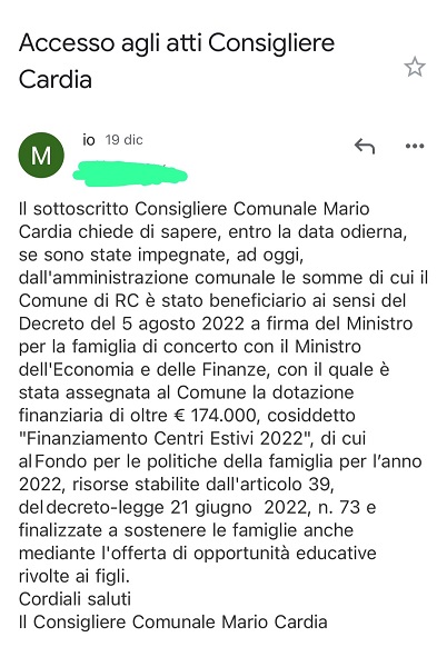 fondi centri estivi - mario cardia