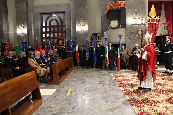 cerimonia santa barbara - vigili del fuoco reggio