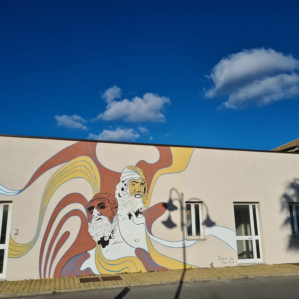 murales bronzi di riace - san ferdinando