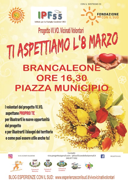 evento 8 marzo vi.vo - brancaleone