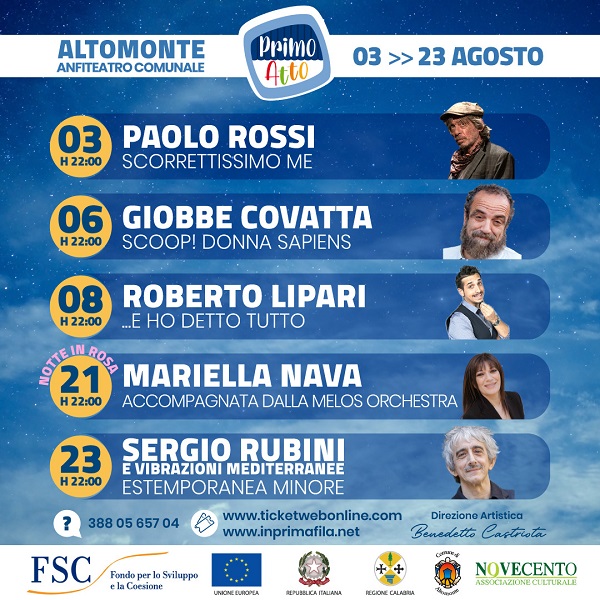 festival primo atto - altomonte