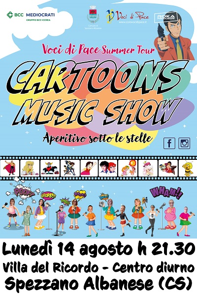 cartoons music show - spezzano albanese