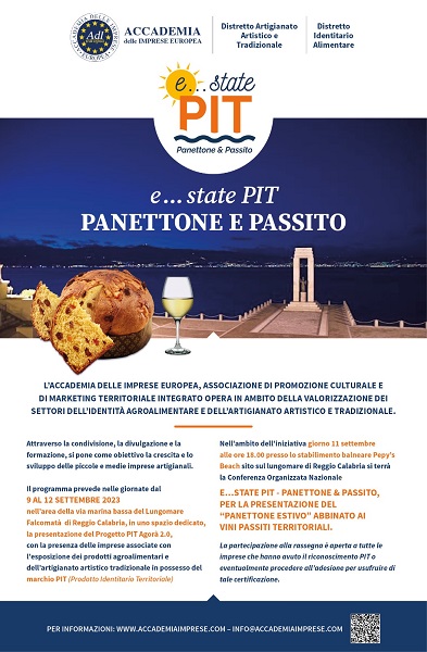Accademia delle Imprese Europea -. Estate PIT, Panettone e Passito