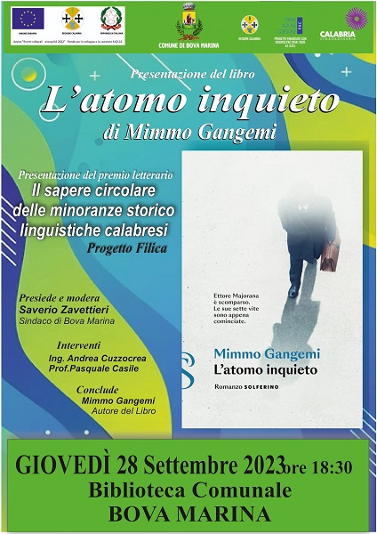 presentazione libro Mimmo Gangemi - bova marina