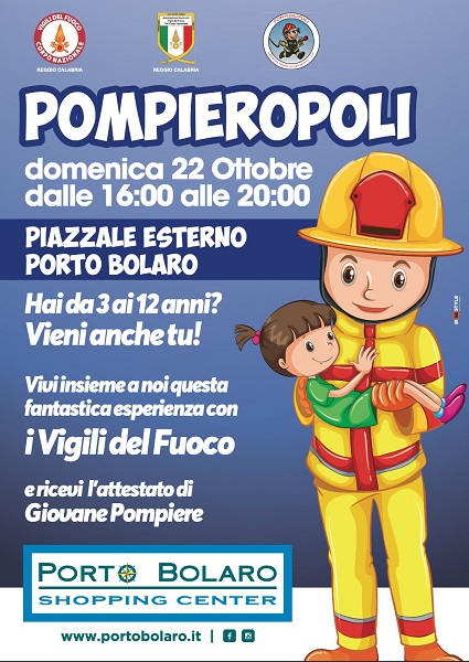 pompieropoli - centro commerciale porto bolaro reggio