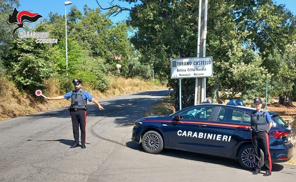 carabinieri torano castello