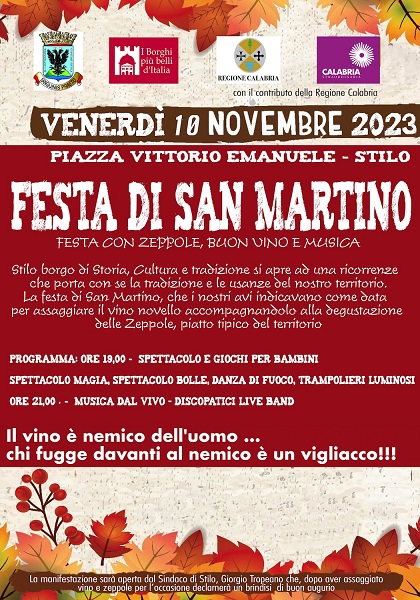 festa san martino - stilo